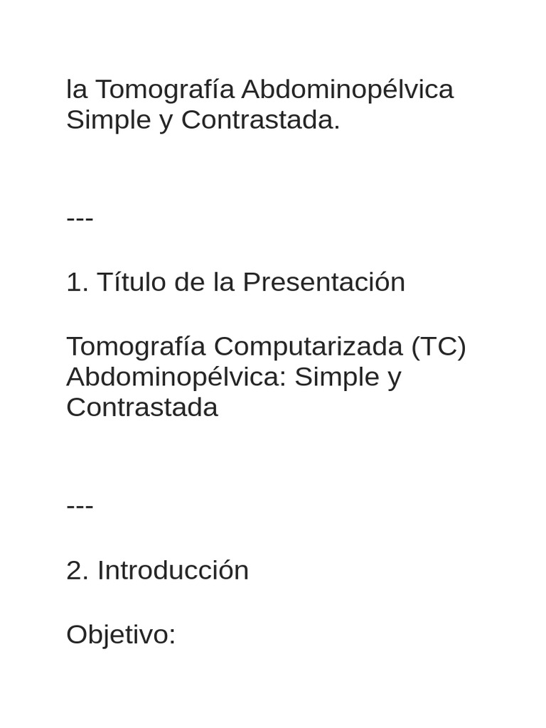 TC Abdominopélvica: Simple y Contrastada | PDF | Ct Scan | Medicina CLINICA