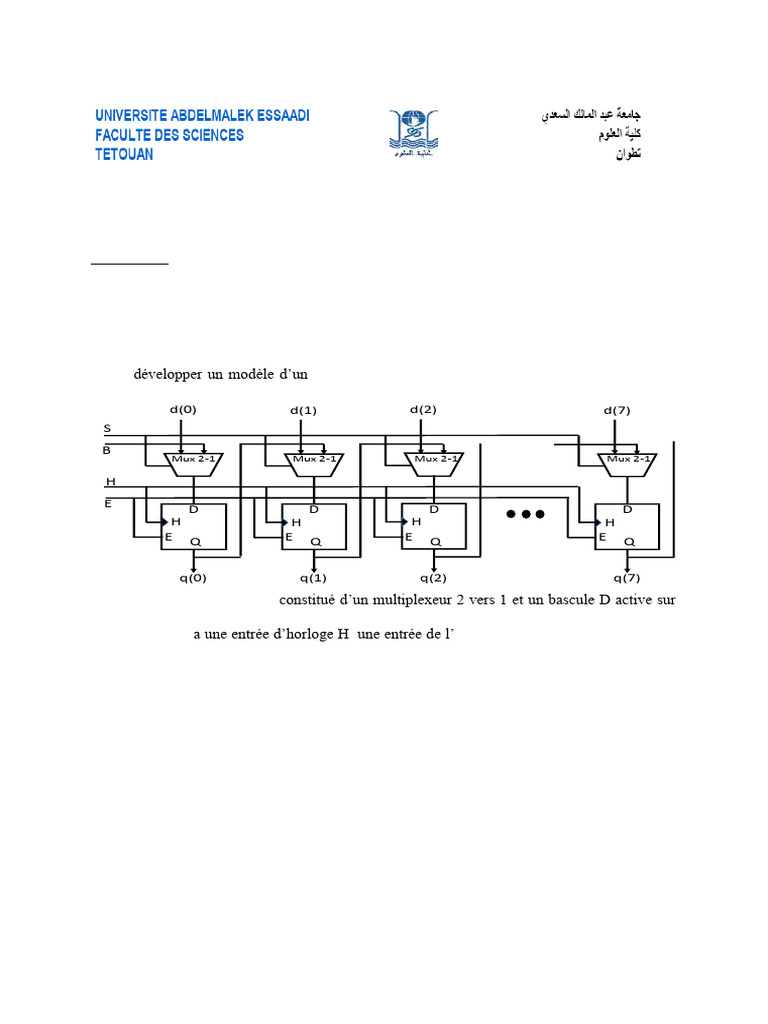 VHDL 2019 : Registres et Machines d'État | PDF | VHDL | Circuit électrique