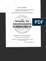 Manual de Observadores Hidrometricos