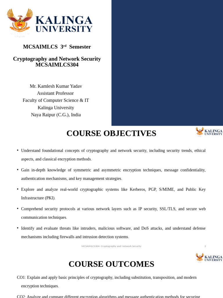 Mcsaimlcs304 PPT Unit-4 | PDF | Transport Layer Security | Public Key ...
