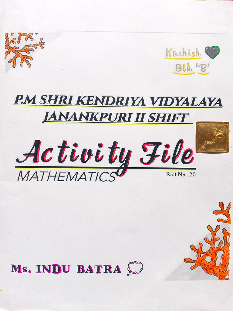 Maths Activity File | PDF