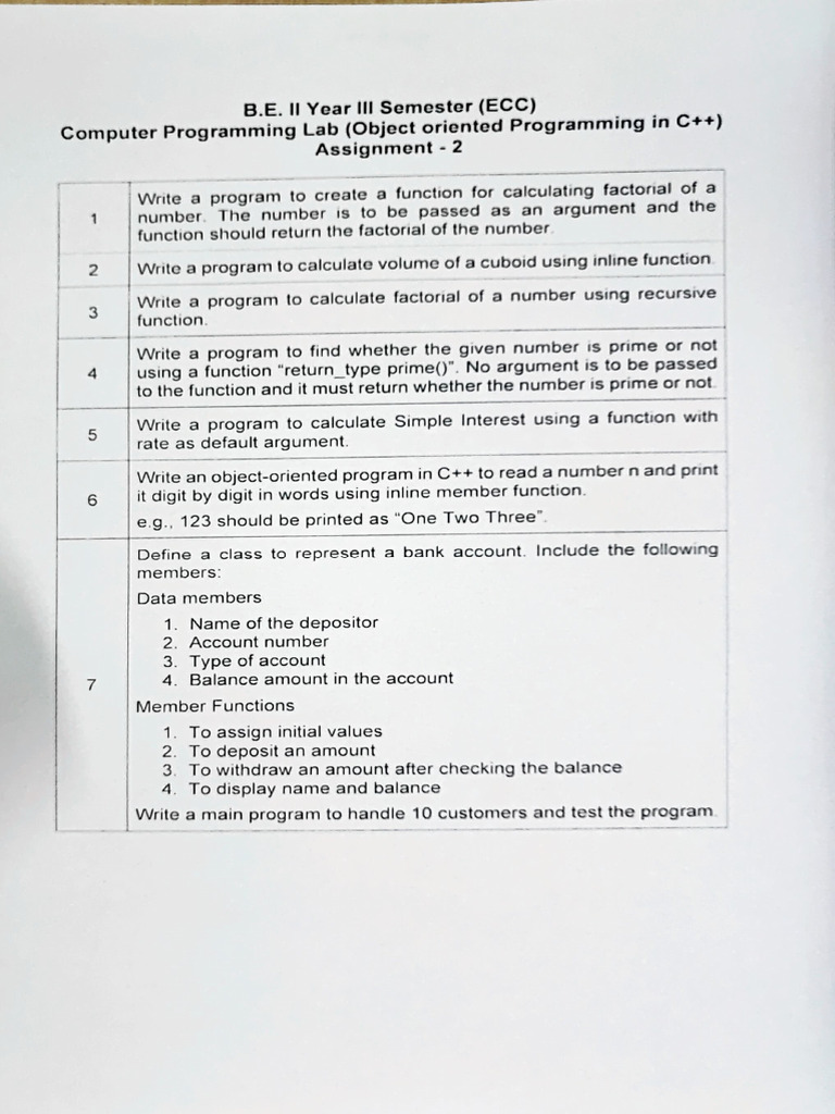 Assignment 2 C++ | PDF | Method (Computer Programming) | C++