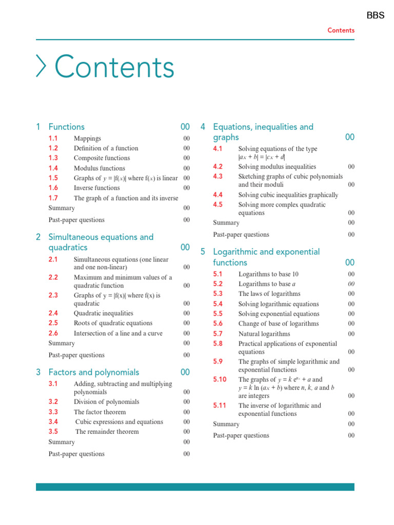 Comprehensive Guide to Advanced Mathematics | PDF | Trigonometric ...