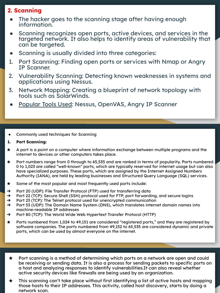 Scanning Techniques in Ethical Hacking | PDF | Port (Computer ...