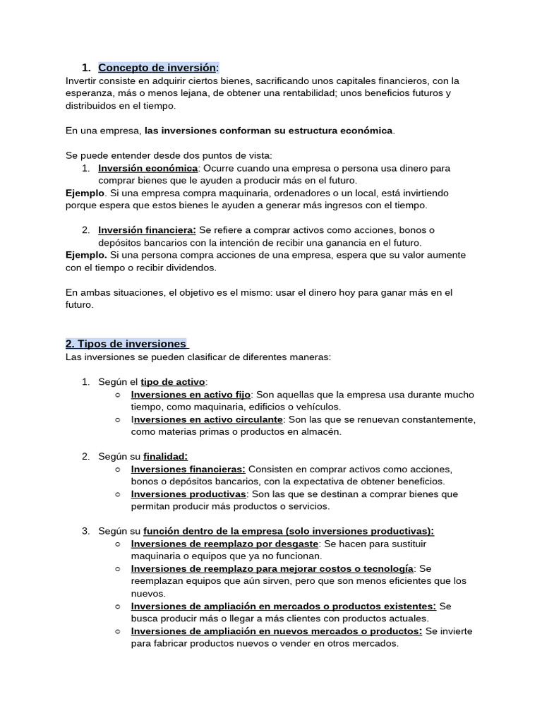 Análisis de Inversiones y de Estados Financieros. Ratios | PDF | Prima ...