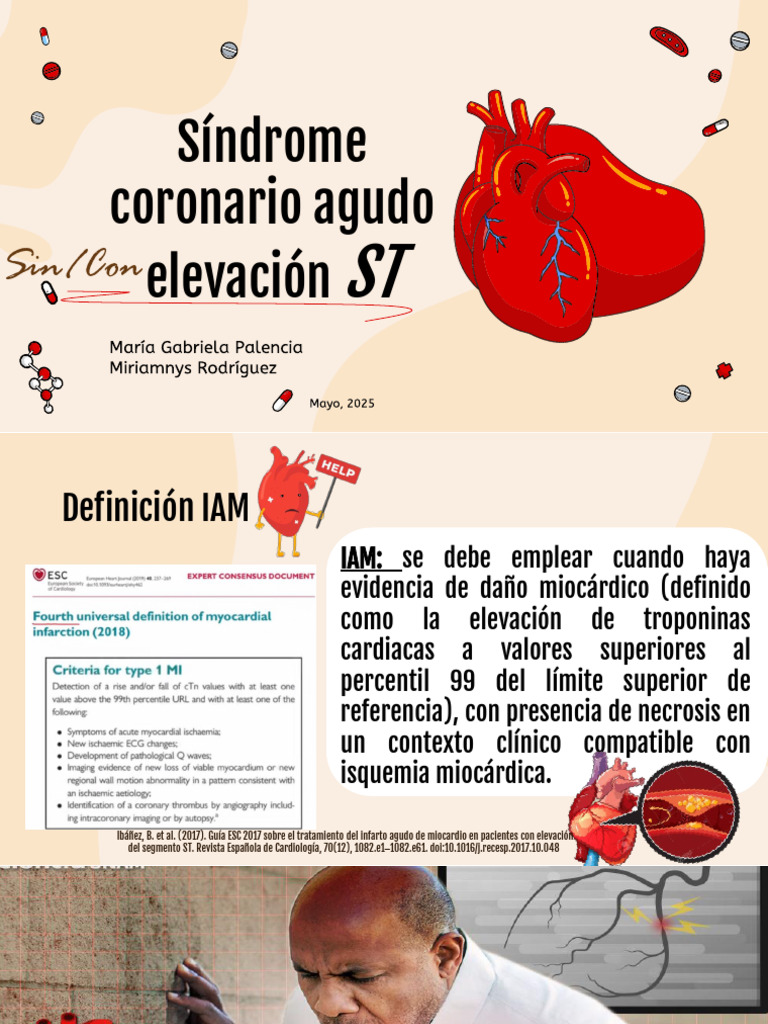 Diagnóstico y tratamiento del IAMCEST | PDF | Infarto de miocardio ...