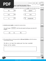 Year 5 SPaG Weekly Check 9 | PDF
