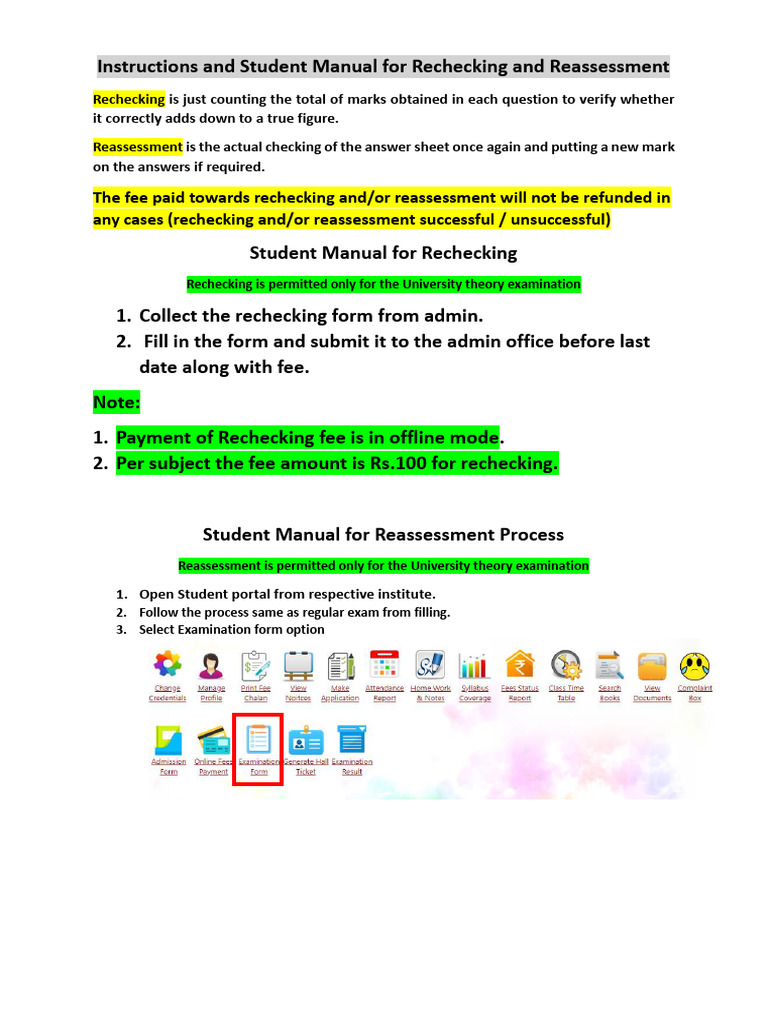 StudentManual ReCheckReassessment(Sem 24)May 2025 (1) PDF Chess StudentManual ReCheckReassessment(Sem 24)May 2025 (1) PDF Chess