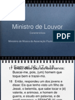 Caracteristicas Do Ministro de Louvor