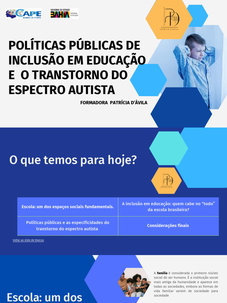 Inclusão Educacional e TEA: Políticas Públicas | PDF | Autismo ...