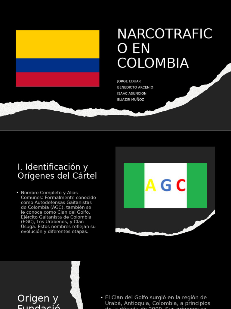 Narcotráfico en Colombia: Cárteles y Estructura | PDF | Colombia | Crímenes