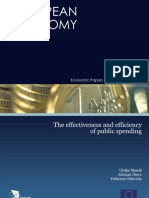 The Effectiveness and Efficiency of Public Spending Eu
