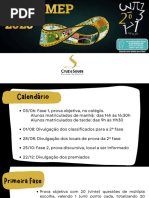 Premiação e Cronograma da OLISP 2025 | PDF | Aprendizado