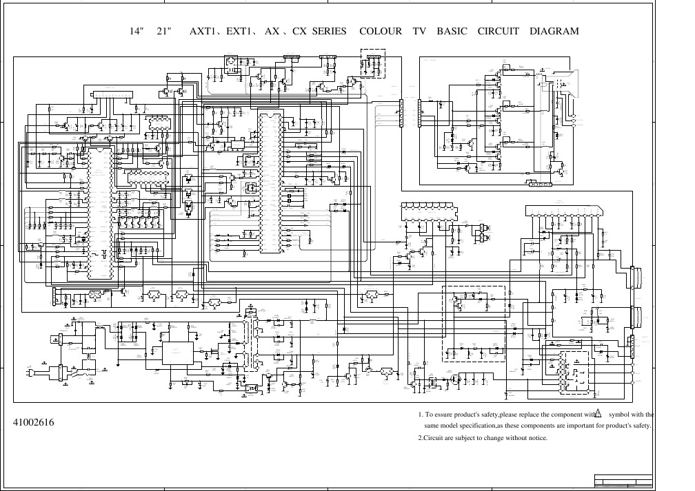 Konka Chassis AXT1 EXT1 AX CX Series Schema | PDF | Entertainment ...