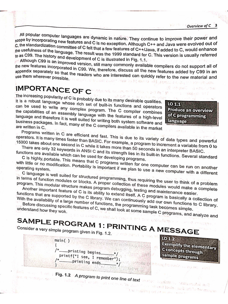 C 1 Unit | PDF