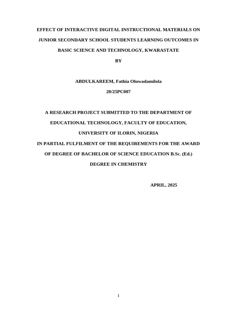 My Project Work-111 | PDF | Multimedia | Learning