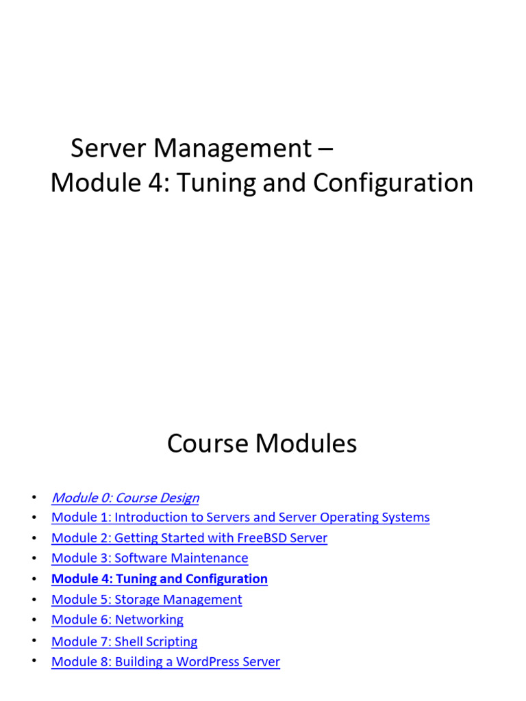 Server Tuning and Configuration Guide | PDF | Booting | Computer ...