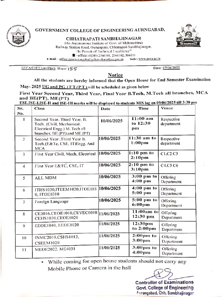 Open House Notice-1 | PDF