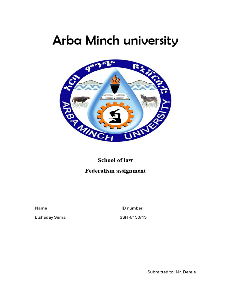 Federalism Individual Assig... | PDF | Taxes | Subsidy