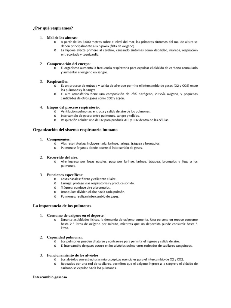 Resumen Biologia PDF Respiraci n - 1