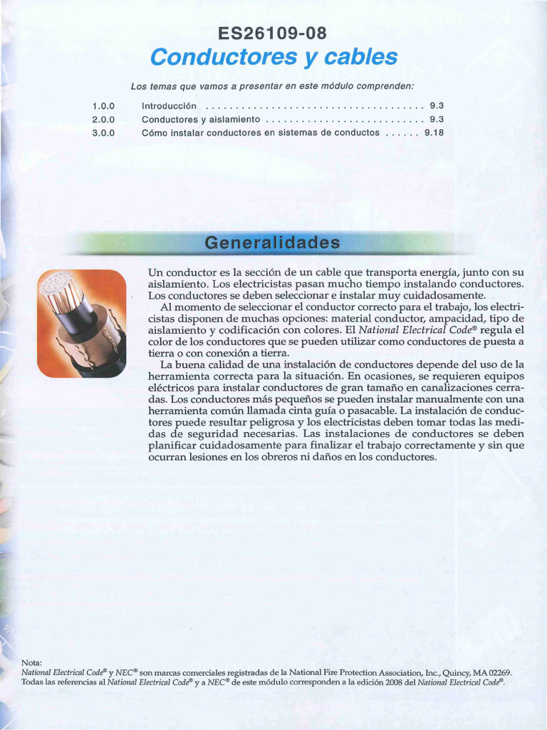 Conductores y Cables | PDF | Aislador (Electricidad) | Conductor electrico