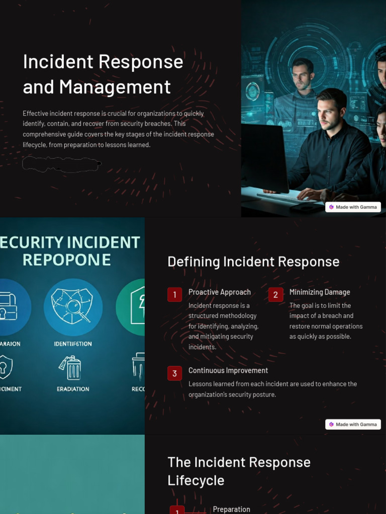 Incident Response and Management | PDF | Computer Security | Security