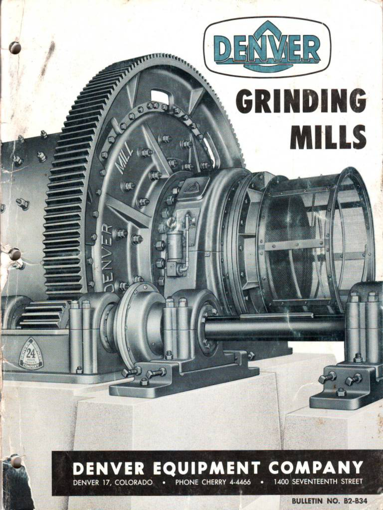 Denver Grinding Mills | PDF