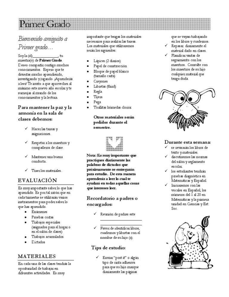 Carta de Bienvenida  Enseñando y aprendiendo  Ciencia y 