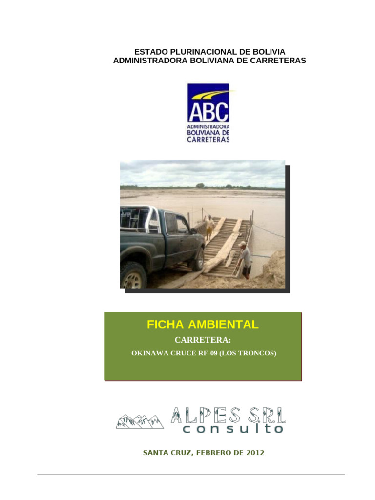 Ficha Ambiental Carretera Okinawa-RF09 | PDF | Residuos | Hormigón
