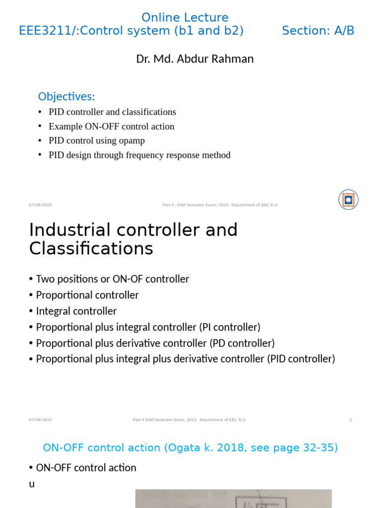 PID Control Systems Overview | PDF