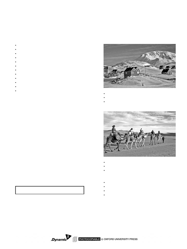 Unit 4 Speaking Test Guide | PDF