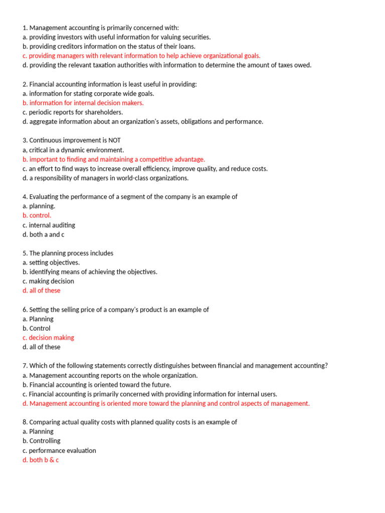 Cost Midterm Reviewer | PDF | Cost Of Goods Sold | Management Accounting