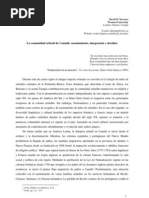 La comunidad sefardí de Canadá