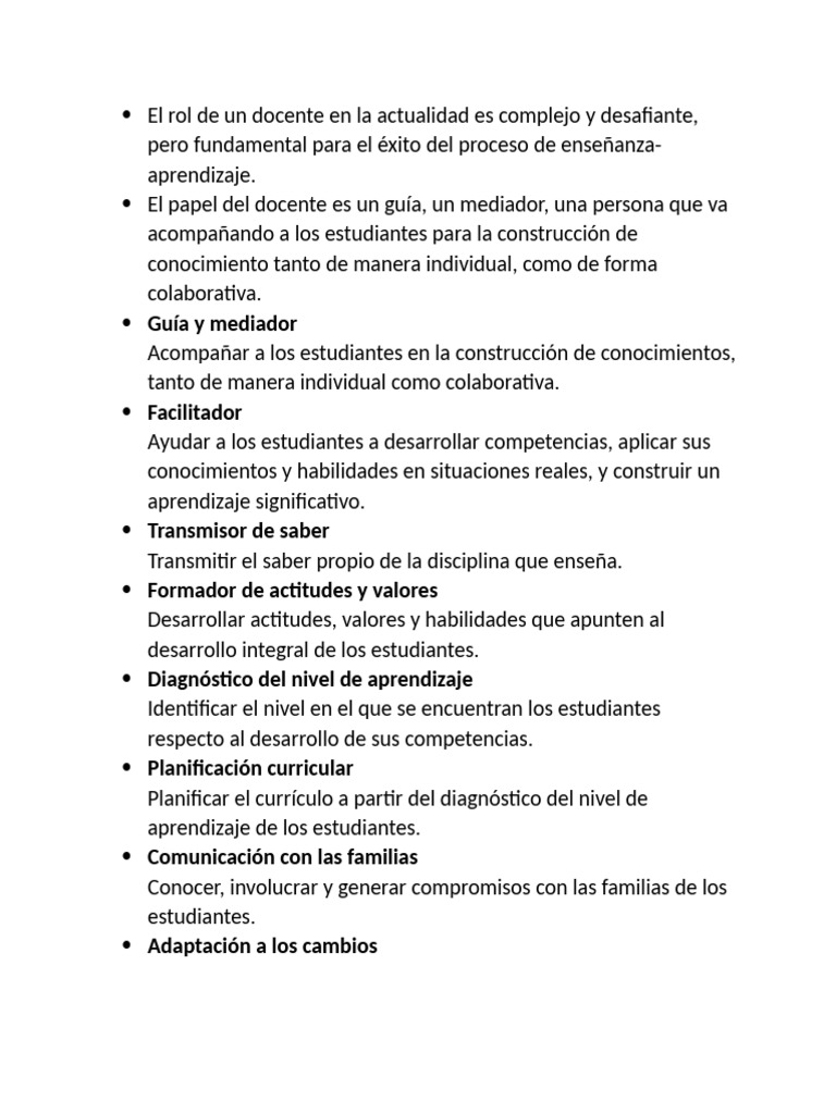 Rol del Docente y Terapeuta en Educación | PDF | Aprendizaje | Maestros