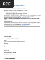 Traveller Testimony Questionnaire