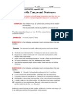 Commas With Compound Sentences