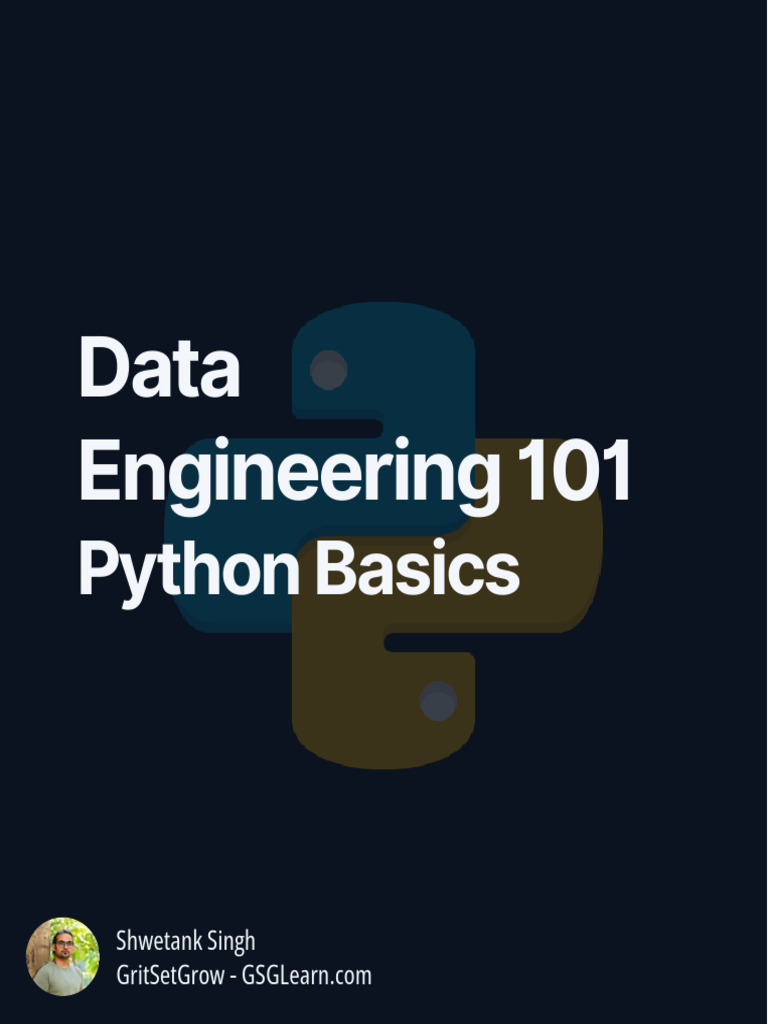 Python Basics for Data Engineering | PDF | Anonymous Function ...