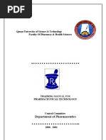 Download Pharmaceutical Technology Training Manual-2f by Jhem Martinez SN88518248 doc pdf