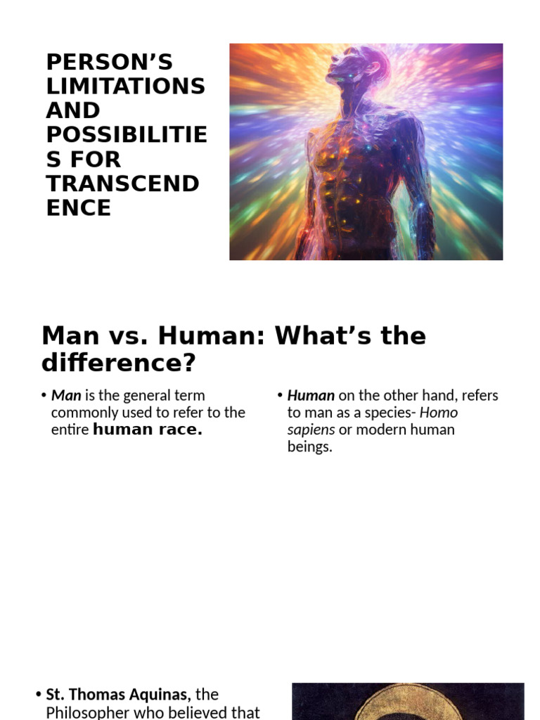 Exploring Human Limitations and Transcendence | PDF