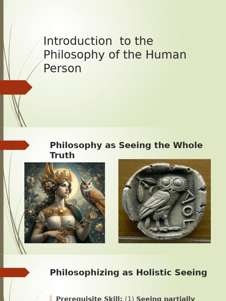 Introduction To The Philosophy of The Human Person Module 1 | PDF ...