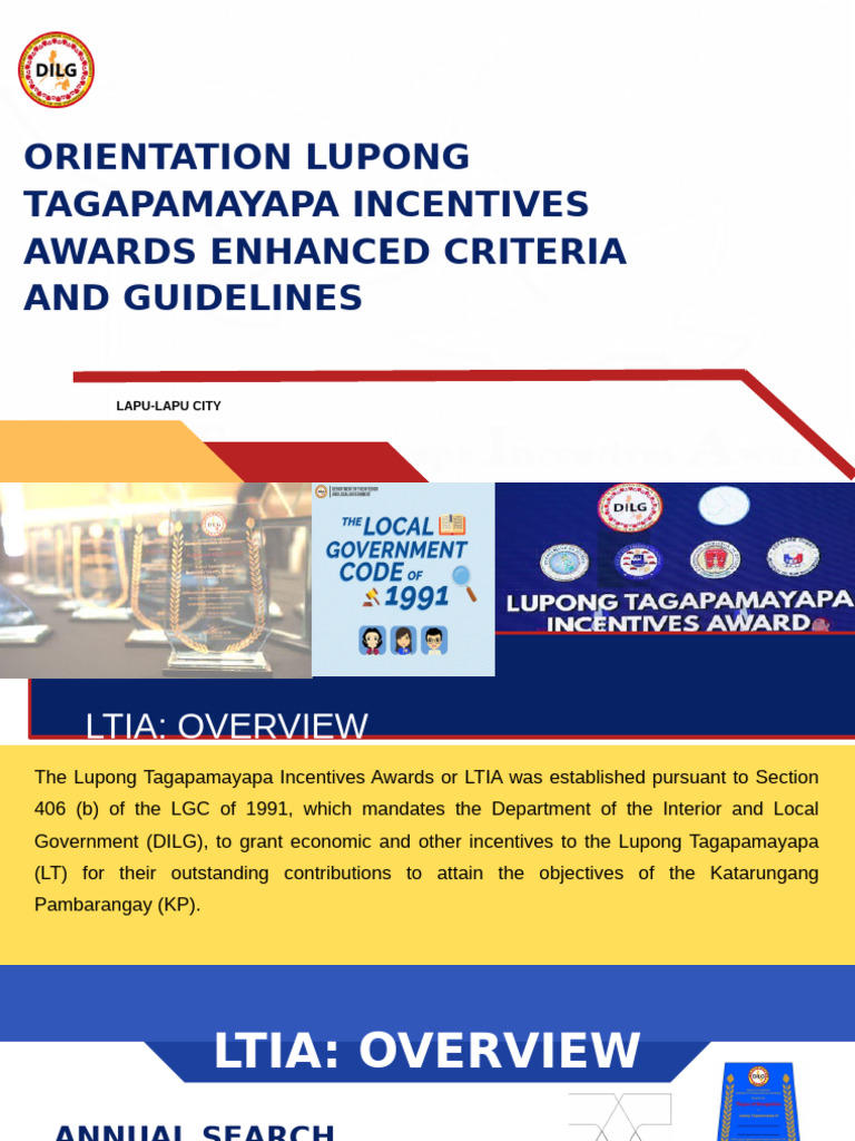 LTIA 2025 Guidelines and Assessment Criteria | PDF | Government | Justice