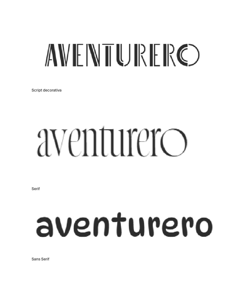 Script Decorativa | PDF