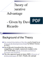 Comparative Cost Theory