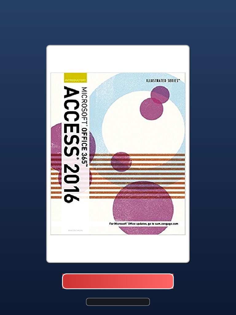 Illustrated Microsoft Office 365 Access 2016 Introductory Ebook and ...