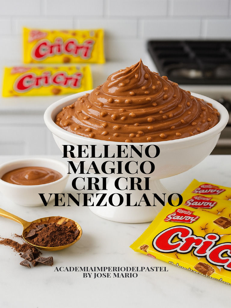 Relleno Cri Cri Venezolano | PDF | Chocolate | Preparación de comida y ...