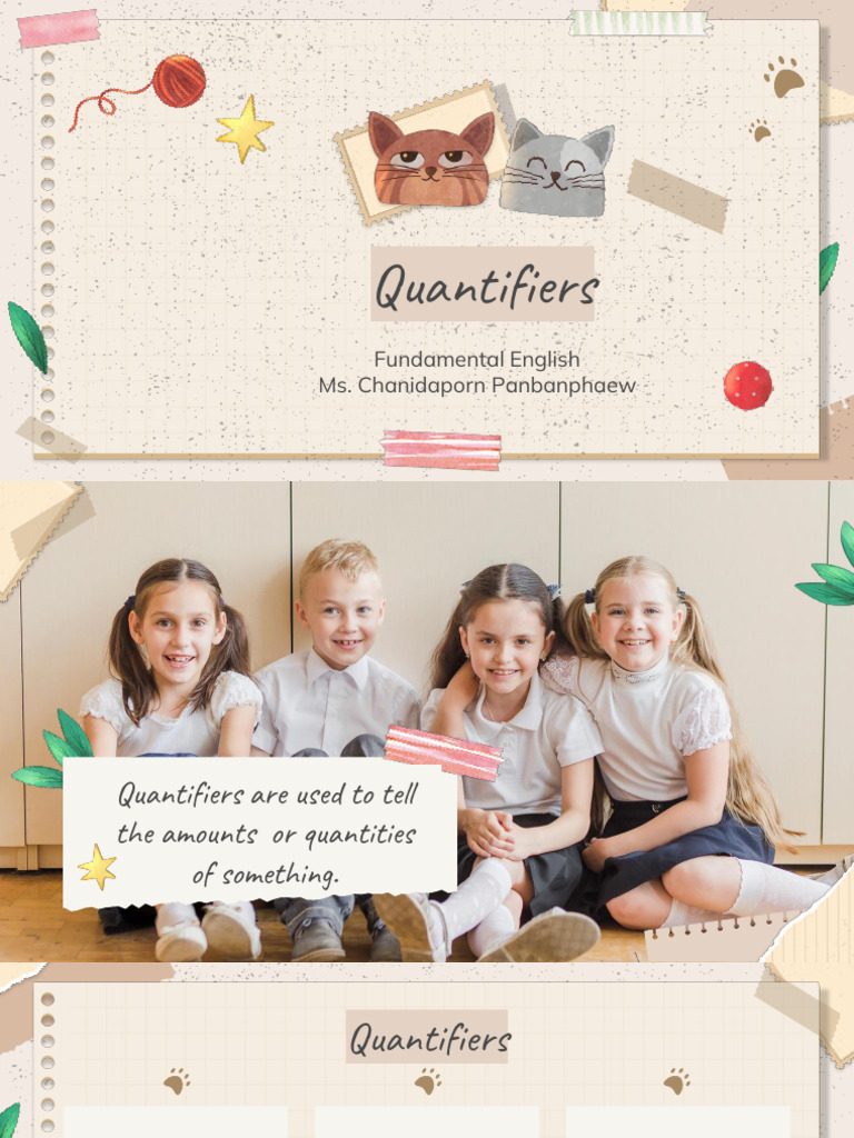 Quantifiers For Midterm Exam | PDF | Quantity | Noun