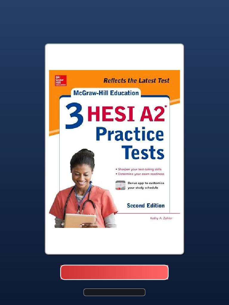 McGrawHill Education 3 HESI A2 Practice Tests Second Edition Ebook