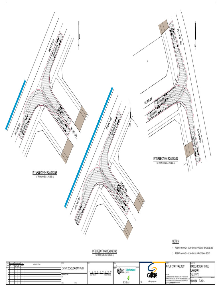 Vehicle Turning Path Plan for Trucks | PDF