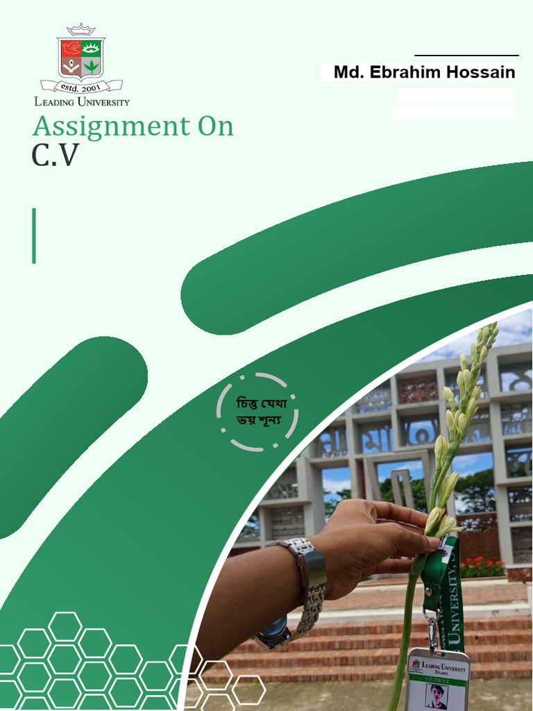 University Assignment Cover Page 3 | PDF