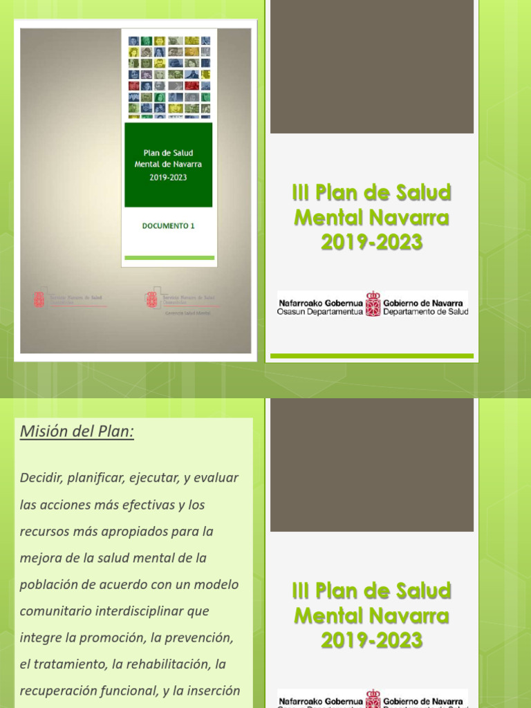 PP Tiii Plan Salud Mental Powerpoint | PDF | Salud mental | Trastorno ...